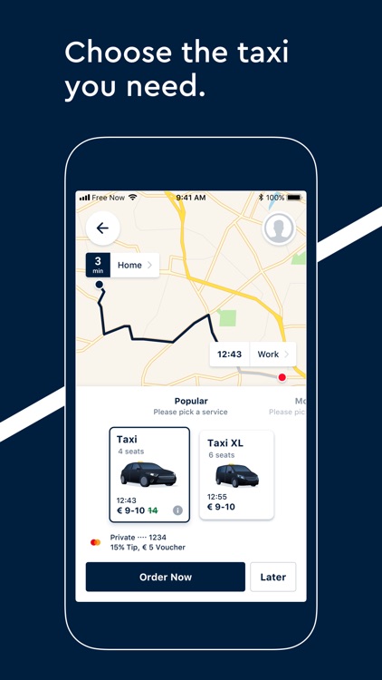 FREE NOW (mytaxi) screenshot-3