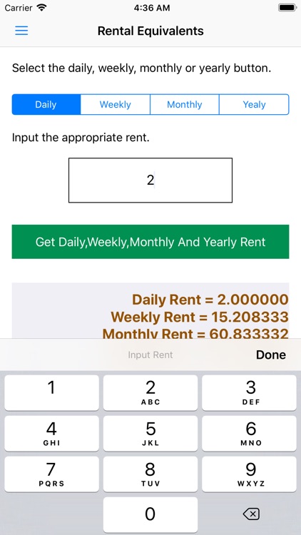 Rental Equivalents screenshot-5