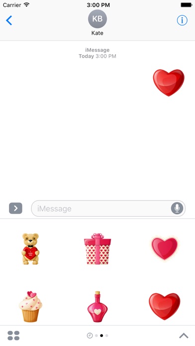 How to cancel & delete Love - Stickers from iphone & ipad 1