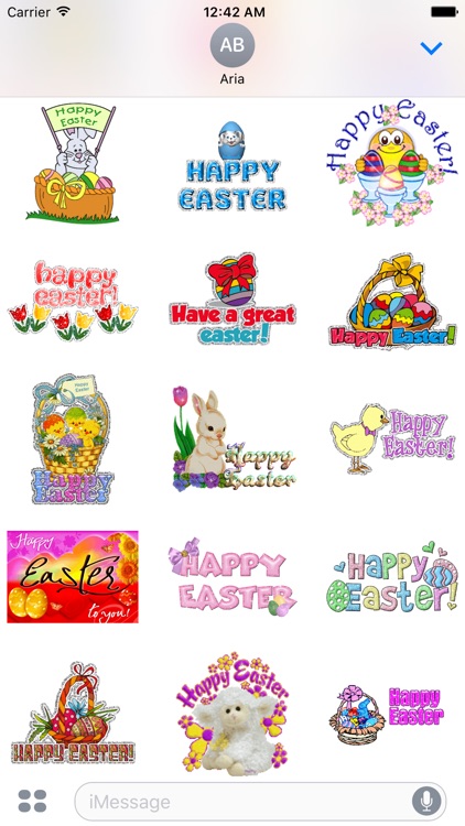 Animated Happy Easter Sticker