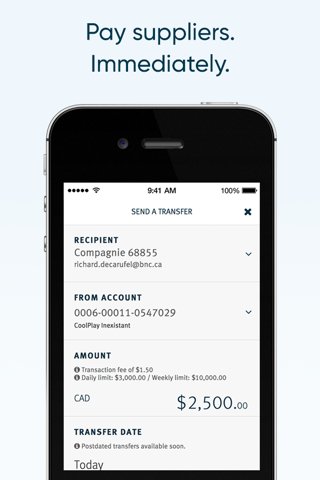 Application BNC mobile screenshot 3