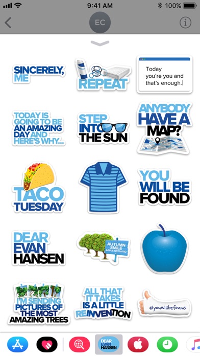 Dear Evan Hansen Stickers screenshot 2