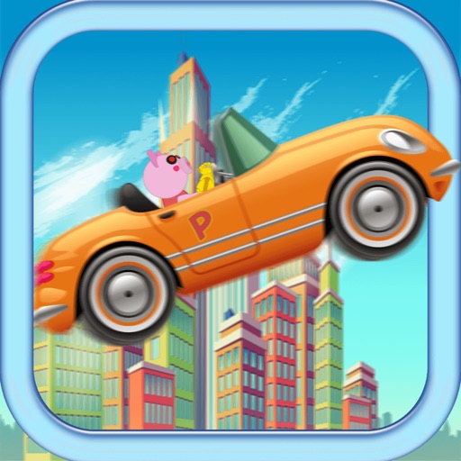 Piggy race With Animals Trucks icon