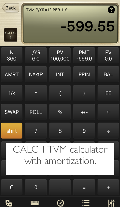 CALC 1 Financial Calculator screenshot 4