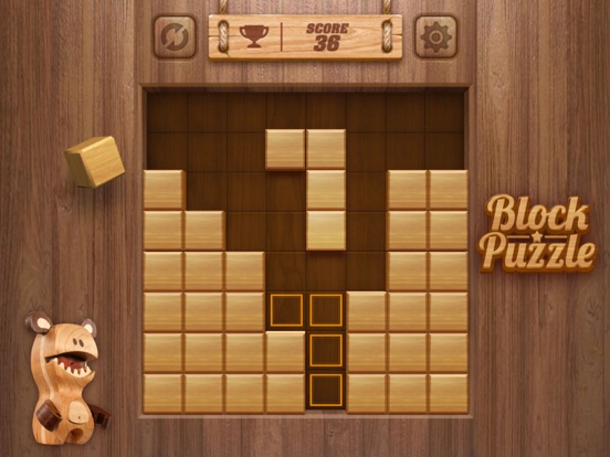 Игра Wood Cube Puzzle