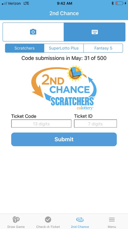 california lottery app to check tickets