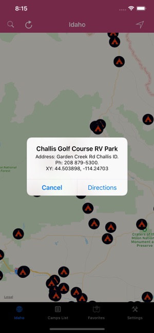 Idaho – Campgrounds & RV Parks(圖4)-速報App