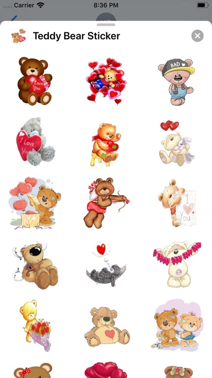 Teddy Bear Sticker