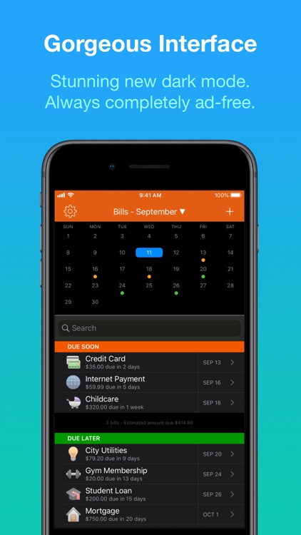 Chronicle - Bill Organizer