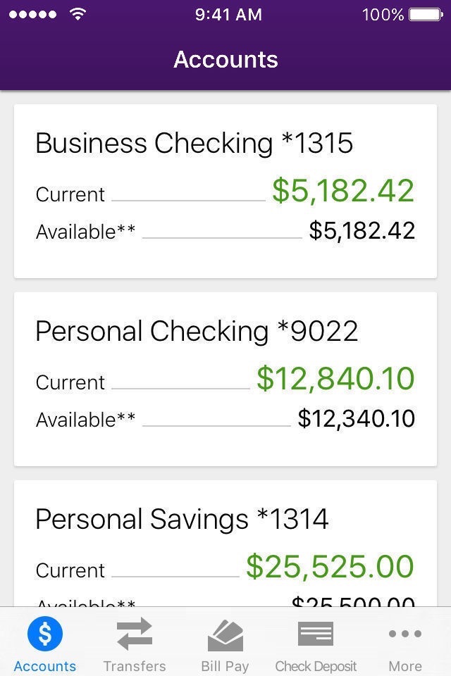 BankFinancial Mobile App screenshot 2