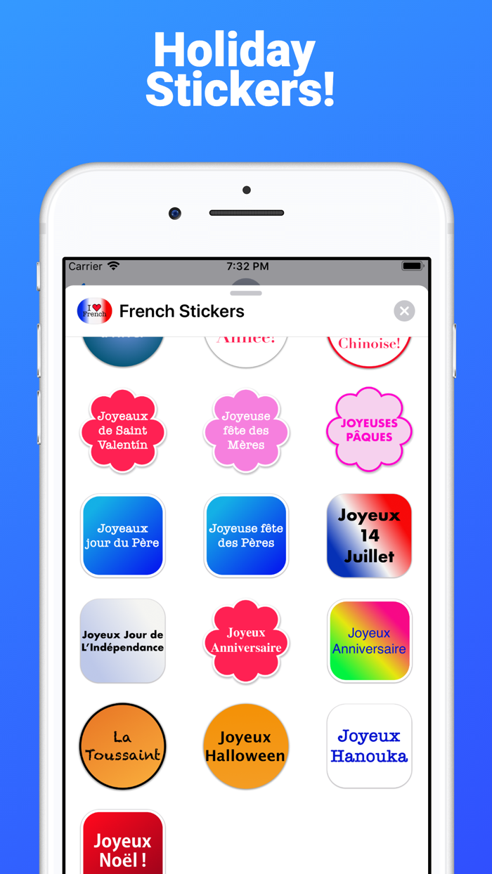 French Stickers for iMessage