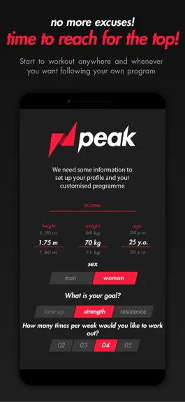 Game screenshot PEAK - Bodyweight Workout mod apk