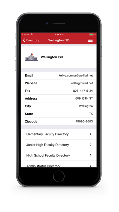 Wellington ISD screenshot 3