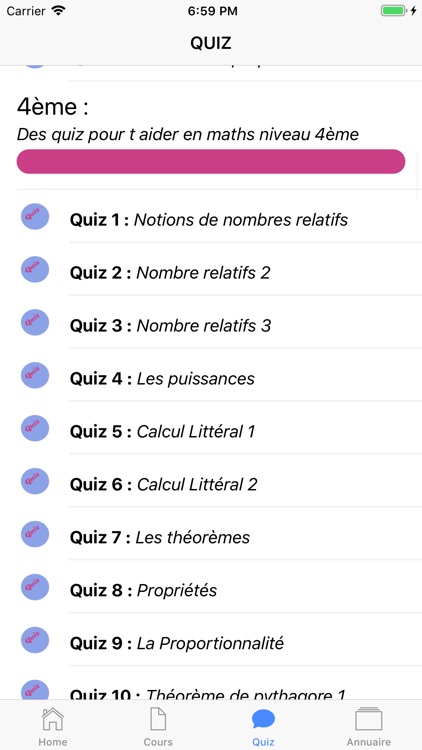 COURS QUIZ 4ème screenshot-6