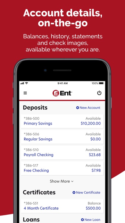 Ent Mobile Banking By Ent Credit Union