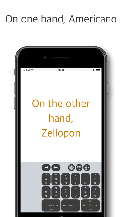 zellopon keyboard screenshot 3