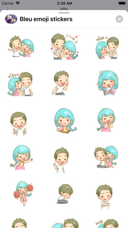 Chibi Cutest Couple Stickers