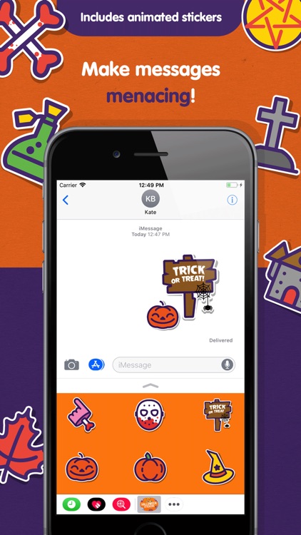 Ibbleobble Halloween Stickers