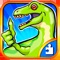 With this puzzle game you can play with various prehistoric dinosaurs