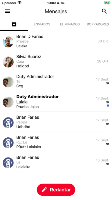 duty gestion screenshot 4