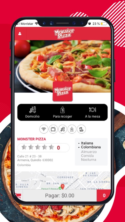 Monster pizza App