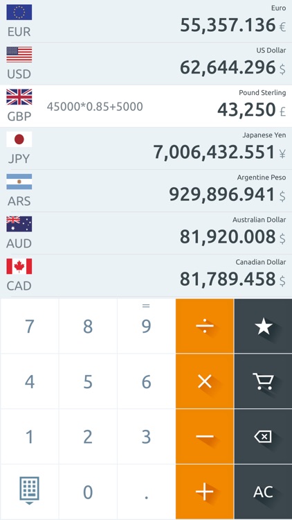 Currency converter, live rates screenshot-5