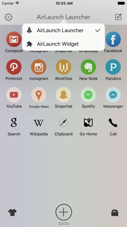 AirLaunch - Launcher Widget