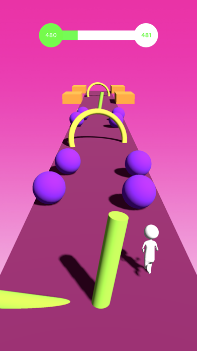 Color Run - Stickman Dance 3D Screenshot on iOS