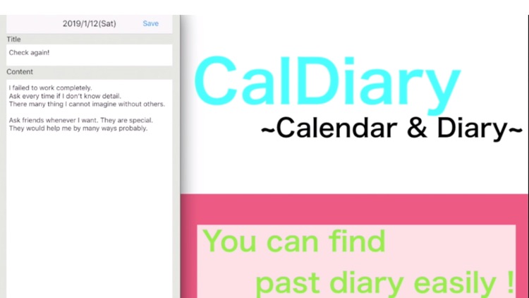 CalDiary - Calendar & Diary -