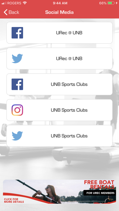 UNB Rec Services screenshot 4