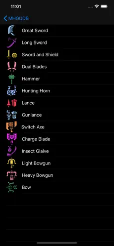 Captura de Pantalla 5 MHGU Database iphone