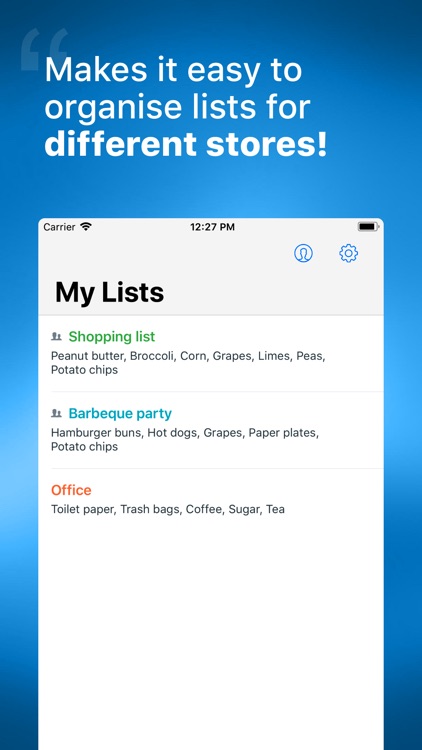 Grocery List with Sync screenshot-3