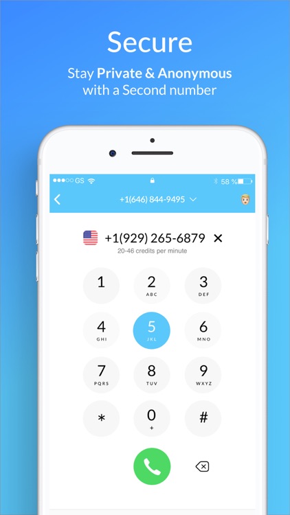 Second Phone Number - SIMless screenshot-4