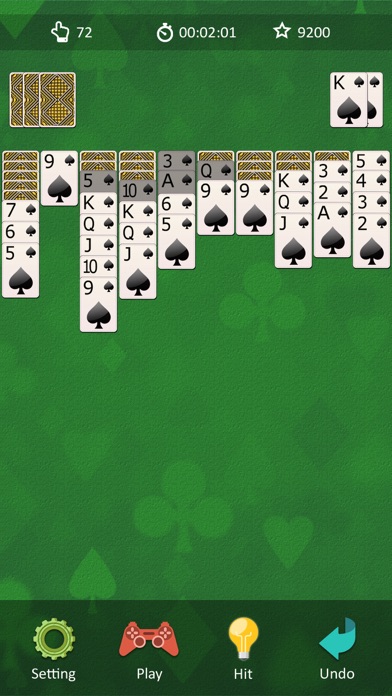 Solitaire ▻ Spider Funny screenshot 2