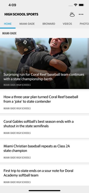 Miami High School Sports News