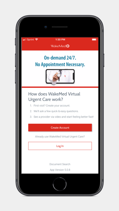 WakeMed Virtual Urgent Care screenshot 2