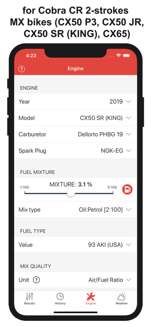 Jetting for Cobra 2T Moto Dirt(圖3)-速報App