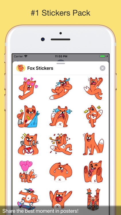 Fox Stickers Pro screenshot-3