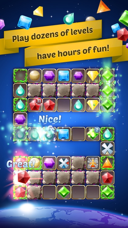 Jewel Galaxy: Gem Match Puzzle screenshot-3