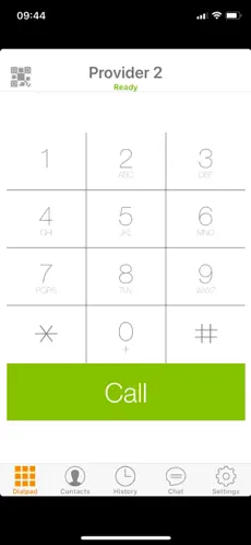 Snímek obrazovky 2 Zoiper Lite voip soft phone iphone