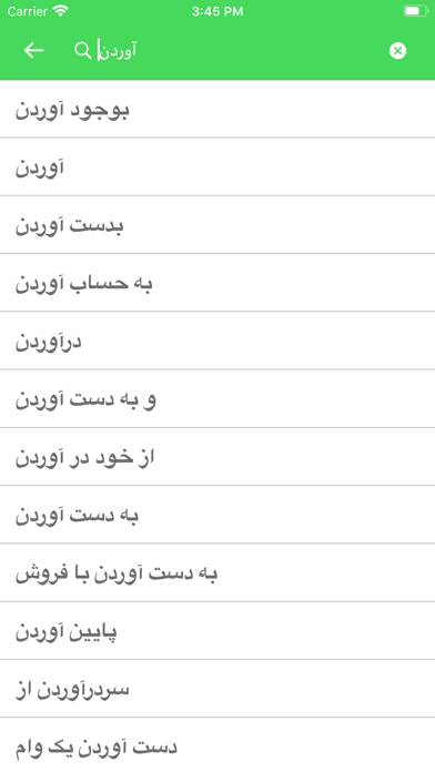Persian Russian Dictionary screenshot 4