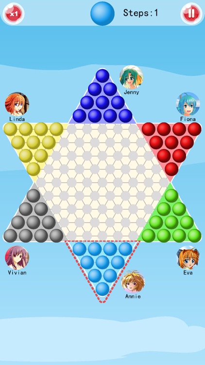 CHINESE CHECKERS free online game on