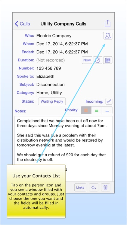 PhoneLog for iPhone & iPad
