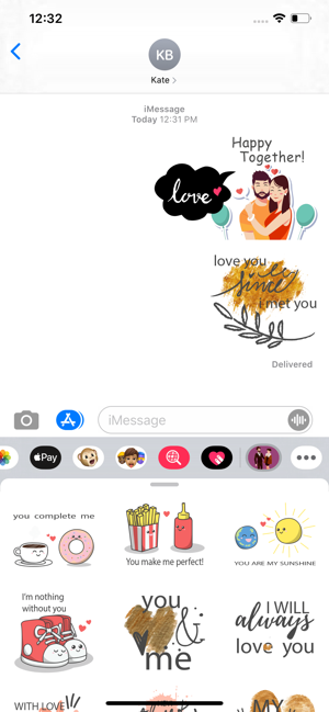 You & Me Together Stickers(圖2)-速報App