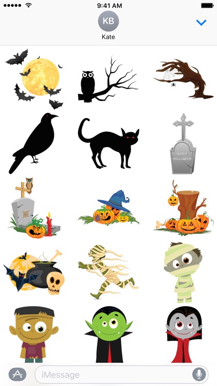 Halloween Cartoon Stickers