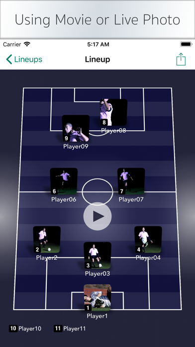 LineupMovie for Football screenshot 3