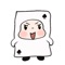 This is a set of stickers about the poker face