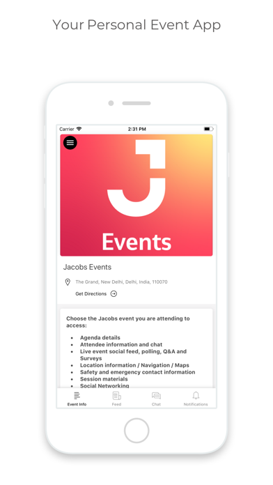 Jacobs Events screenshot 2
