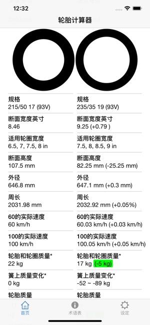 App Store 上的 轮胎计算器
