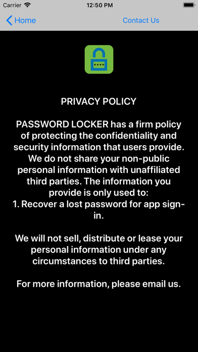 Password Locker App screenshot 3